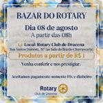 BAZAR DO ROTARY – SERÁ NO DIA 08