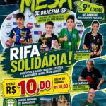 RIFA SOLIDÁRIA AO TÊNIS DE MESA DE DRACENA: APOIE ESSA CAUSA! 🤝