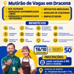 OPORTUNIDADE DE EMPREGO 📢