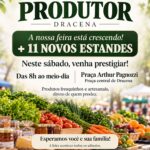 FEIRA DO PRODUTOR SERÁ NESTE SÁBADO NA PRAÇA ARTHUR PAGNOZZI