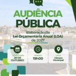 CONVITE: AUDIENCIA PUBLICA DIA 28/10 (QUARTA FEIRA) AS 19H NA CAMARA MUNICIPAL