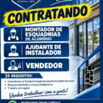 OPORTUNIDADE DE EMPREGO 📢